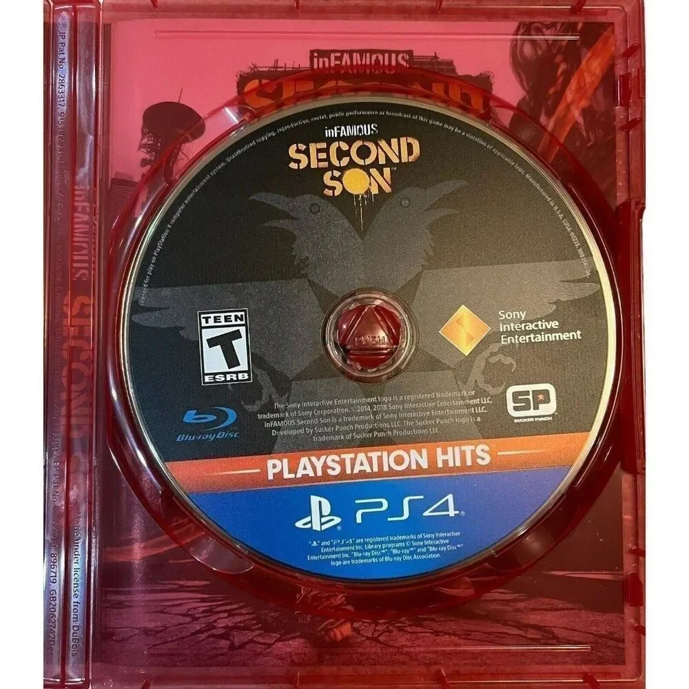 Infamous Second Son PS4 PlayStation Hits Edition Sony Interactive Entertainment